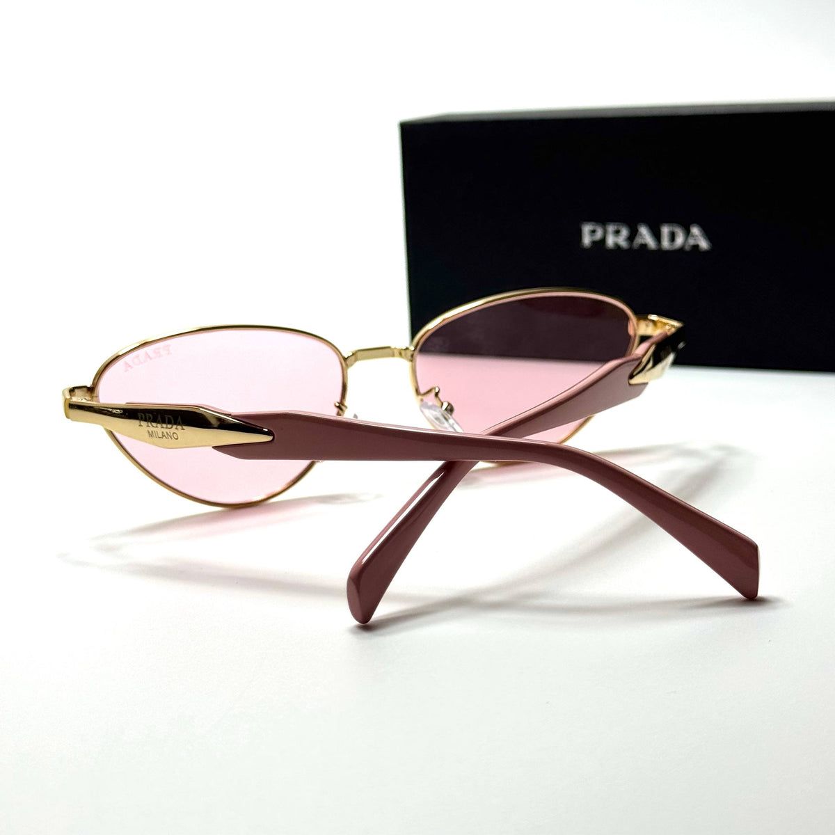 Prada Milano PRB502 Gold Pink women's sunglasses Lebanon - ChronoVault - view 5