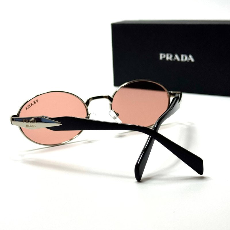 Prada Oval PR4192 Silver Pink women's sunglasses Lebanon - ChronoVault - view 4