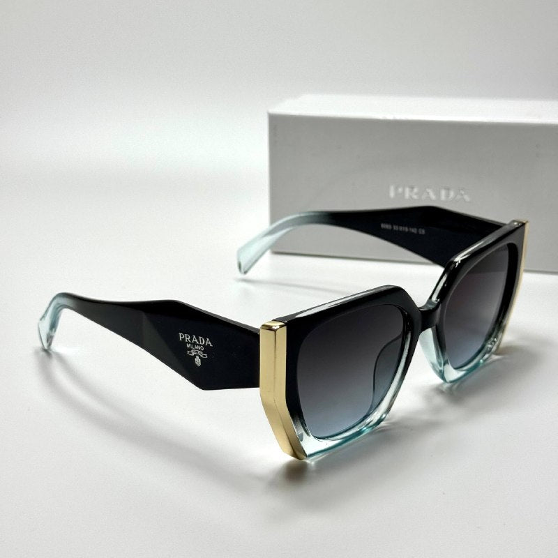 Prada Oversized Black Crystal Grey women's sunglasses Lebanon - ChronoVault - view 5