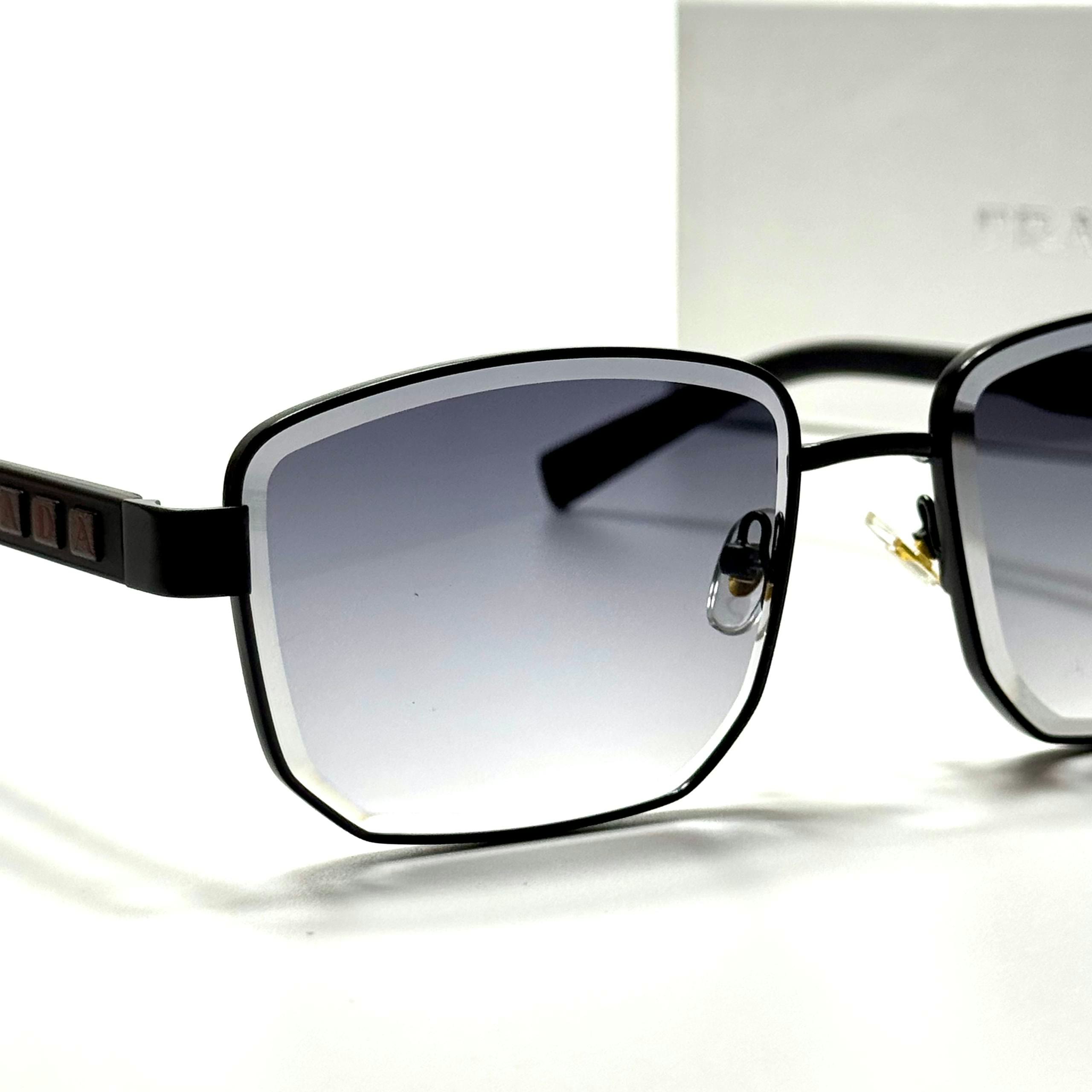 Prada Rectangular PR73ZS Black Grey women's sunglasses Lebanon - ChronoVault - view 2