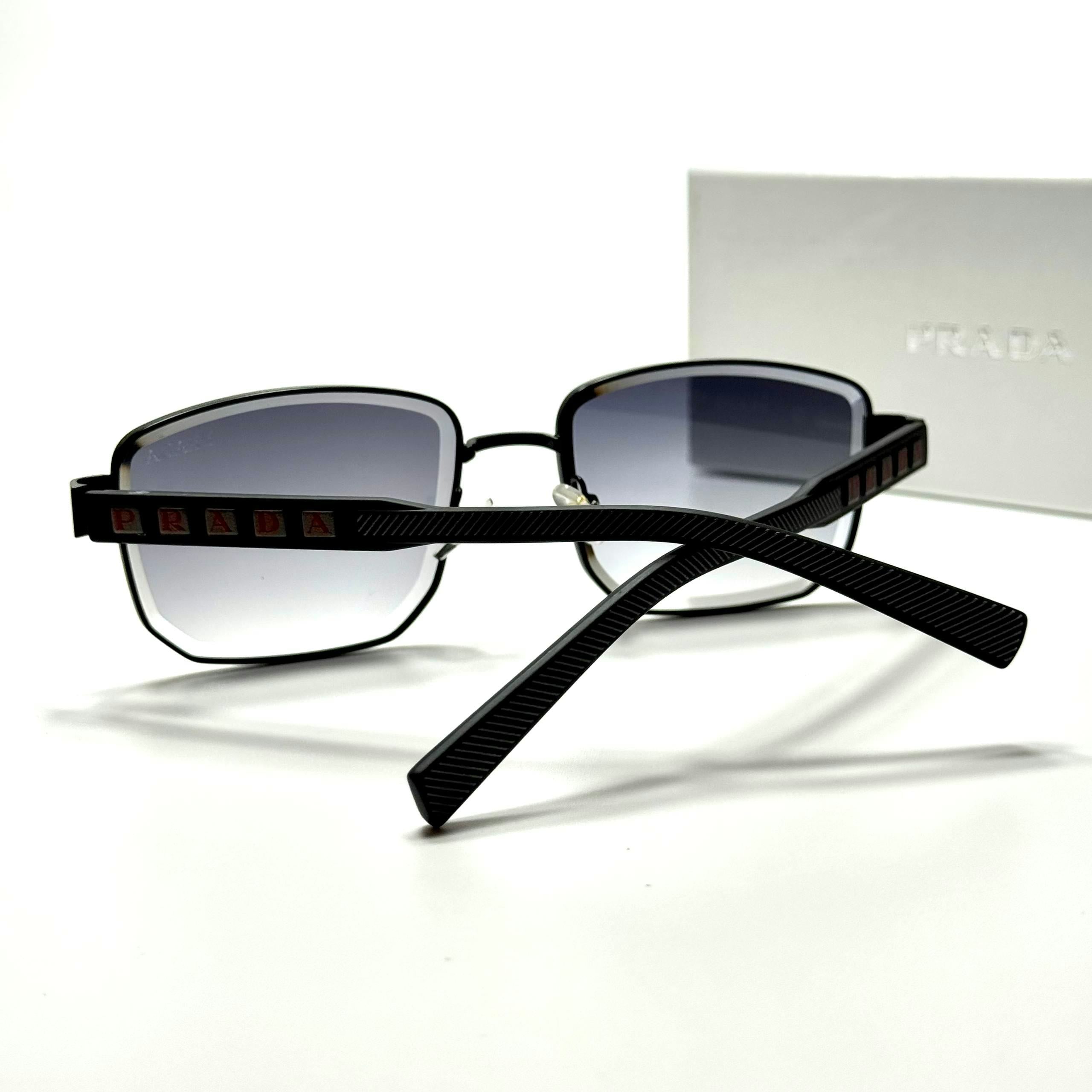 Prada Rectangular PR73ZS Black Grey women's sunglasses Lebanon - ChronoVault - view 3