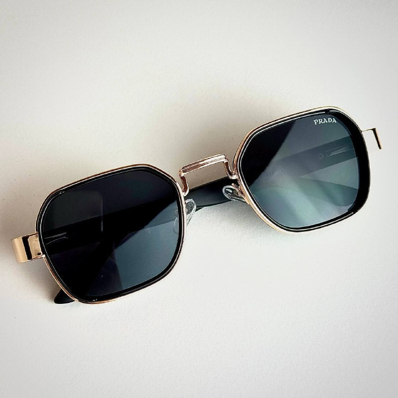Prada Rossa PRA12 Gold Black Sunglasses Lebanon - ChronoVault - view 5