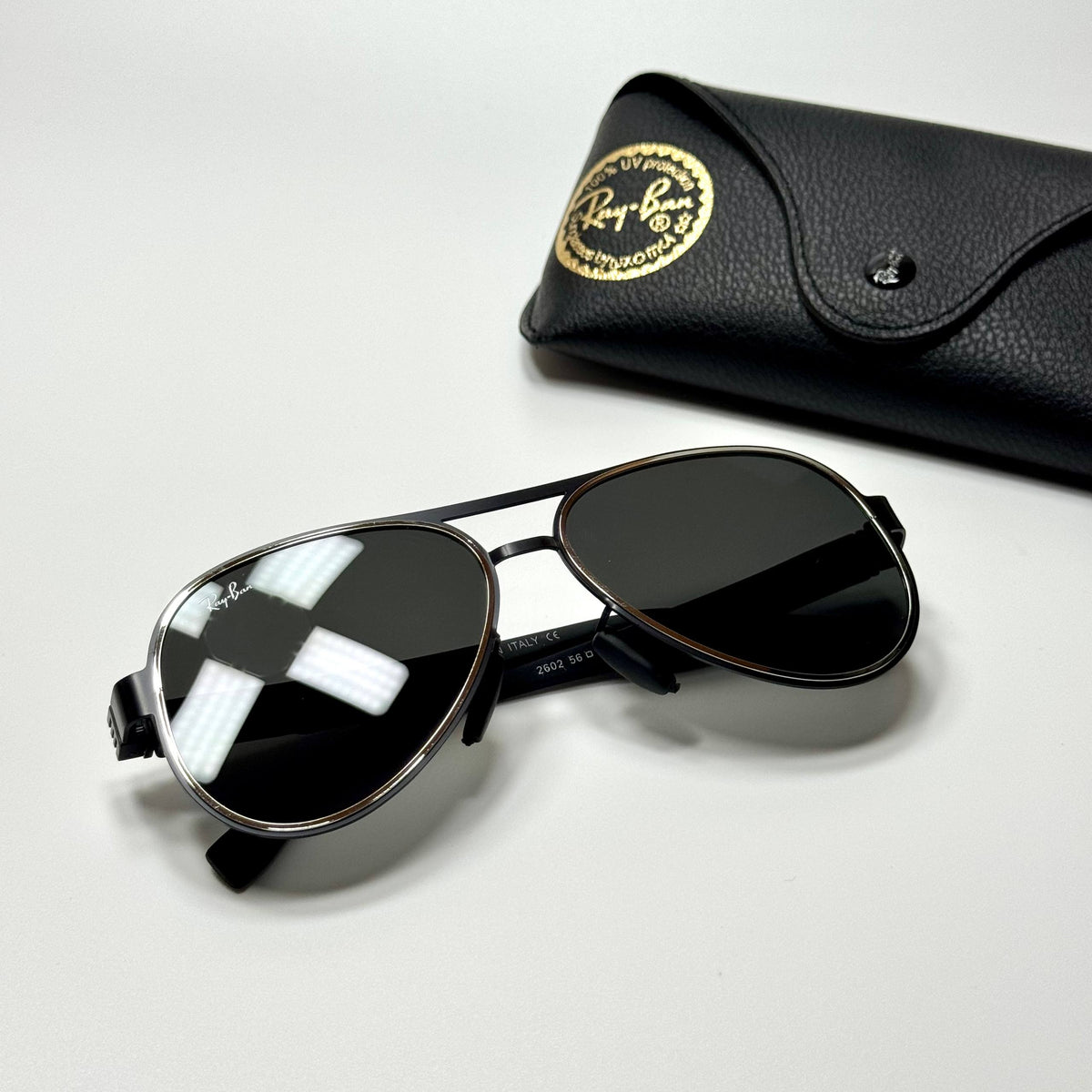 Ray-Ban Aviator RB3025 Black men's sunglasses Lebanon - ChronoVault - view 3