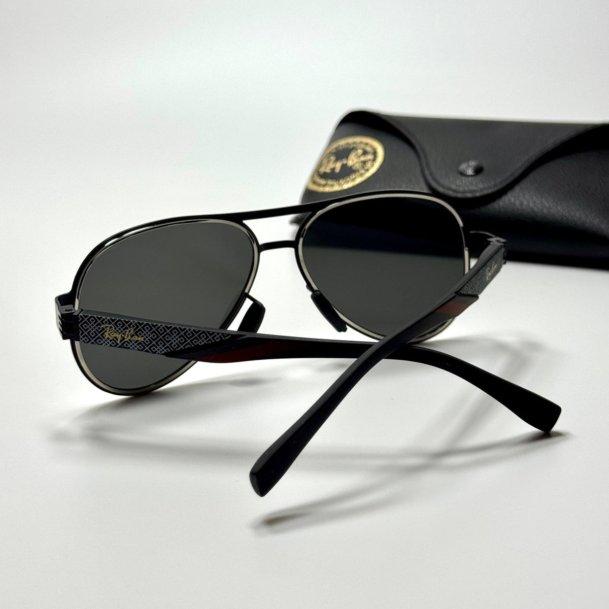 Ray-Ban Aviator RB3025 Black men's sunglasses Lebanon - ChronoVault - view 4