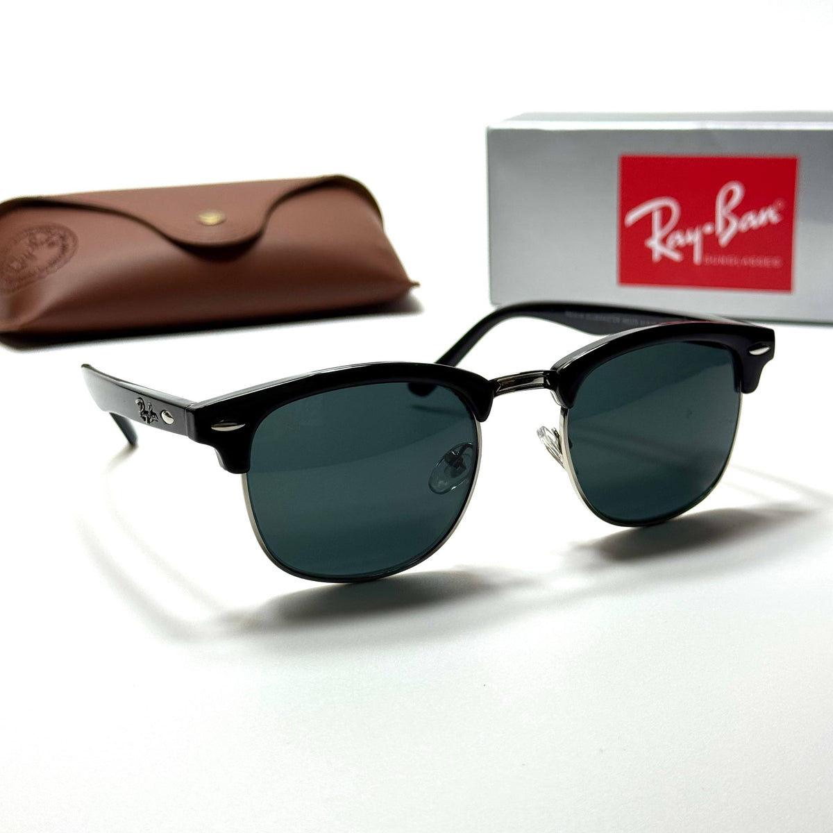 Ray-Ban Clubmaster RB3016 Black men's sunglasses Lebanon - ChronoVault - view 2