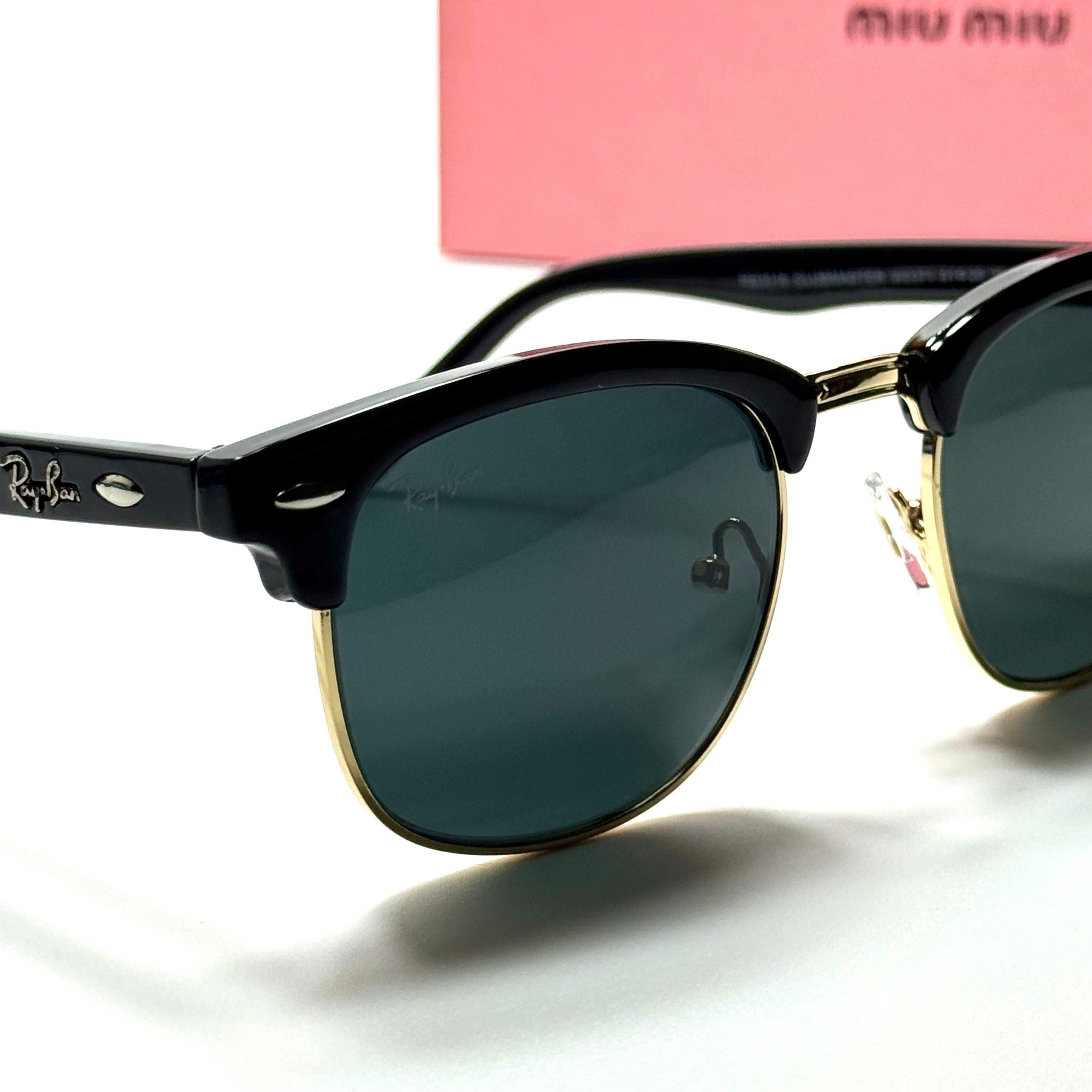 Ray-Ban Clubmaster RB3016 Black Gold women's sunglasses Lebanon - ChronoVault - view 2