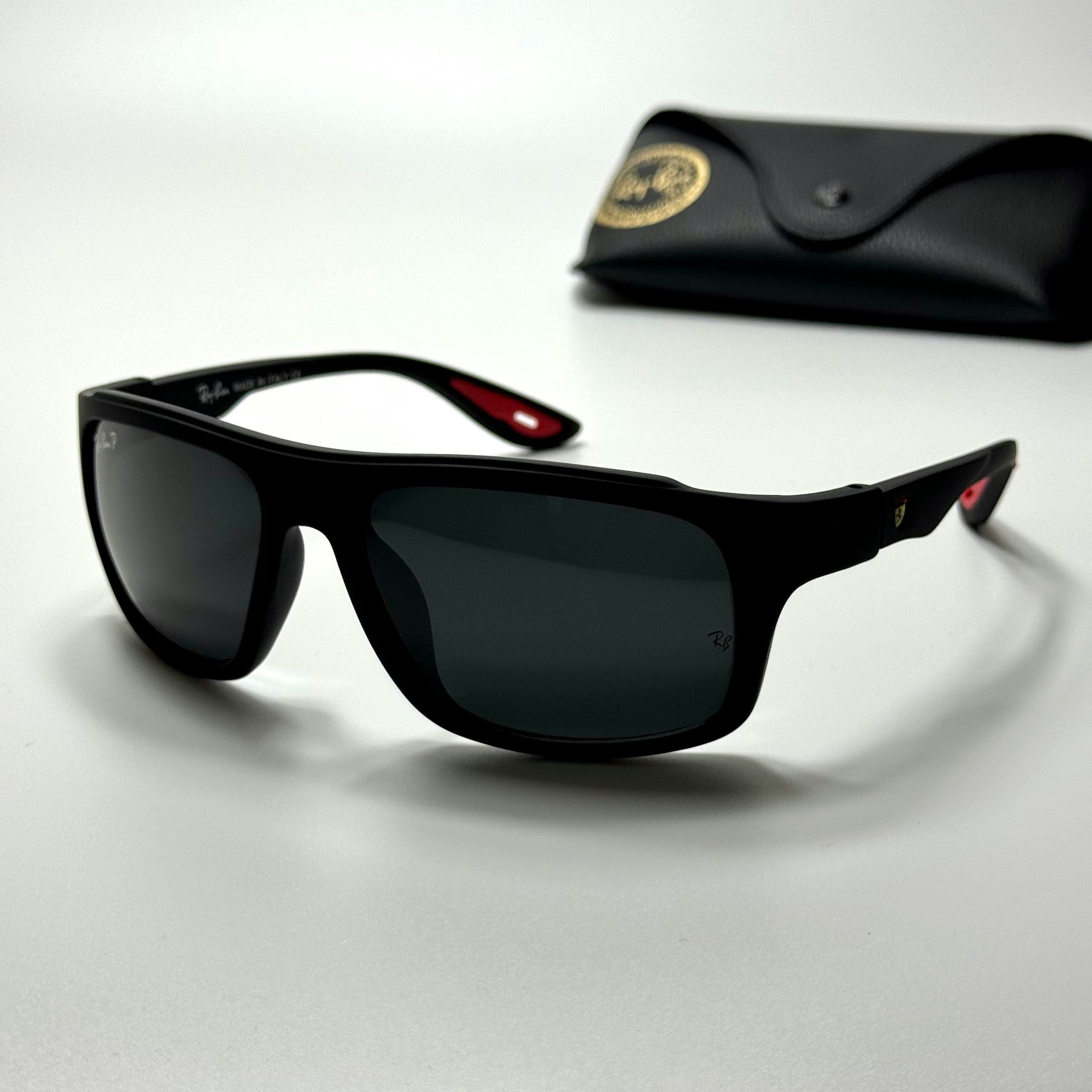 Ray-Ban Ferarri Wraparound RB4462 Black women's sunglasses Lebanon - ChronoVault