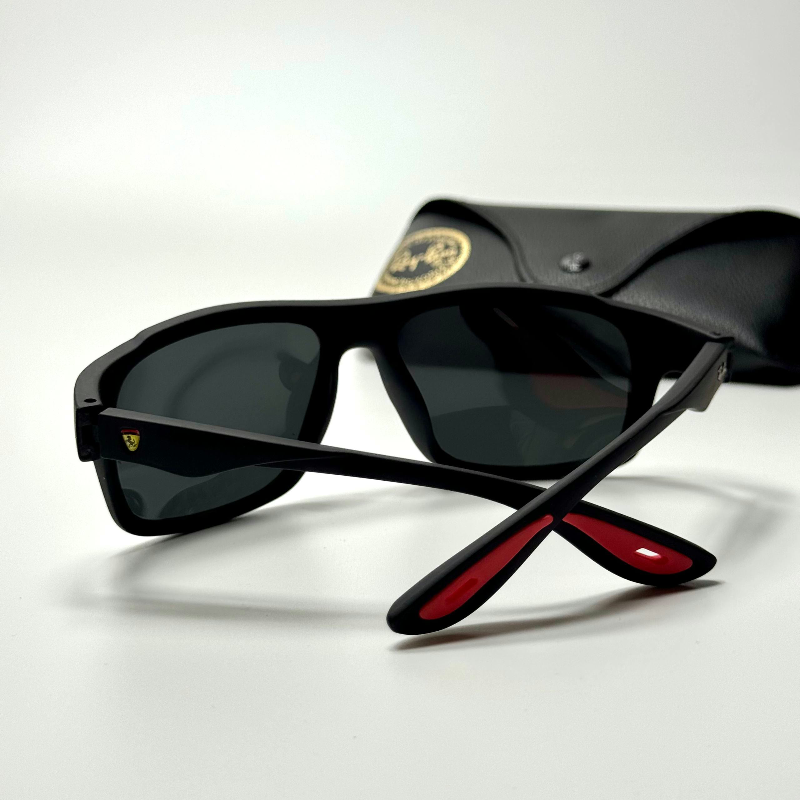 Ray-Ban Ferarri Wraparound RB4462 Black women's sunglasses Lebanon - ChronoVault - view 4