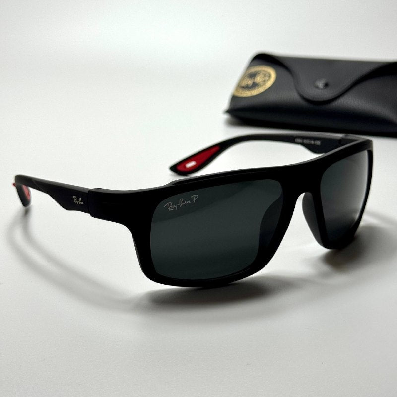 Ray-Ban Ferarri Wraparound RB4462 Black women's sunglasses Lebanon - ChronoVault - view 5