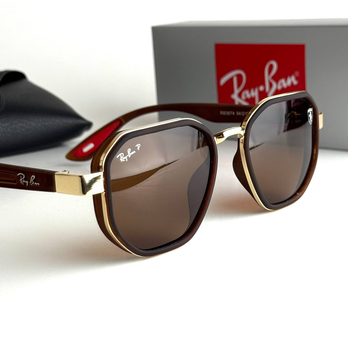 Ray-Ban Ferrari Brown Sunglasses Front View Lebanon - ChronoVault - view 3