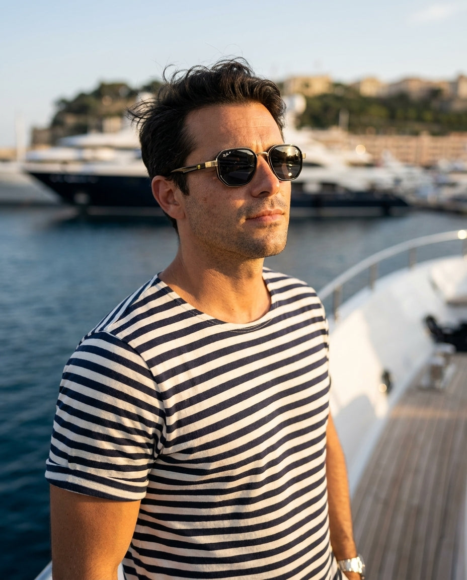 Ray-Ban Ferrari Polarized – Gold/Black – ChronoVault Lebanon