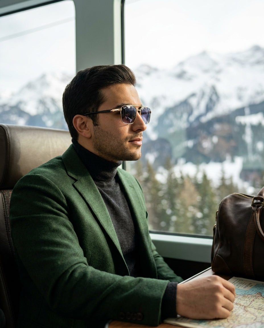 Ray-Ban Ferrari RB3659M – Gold Black Purple – ChronoVault Lebanon