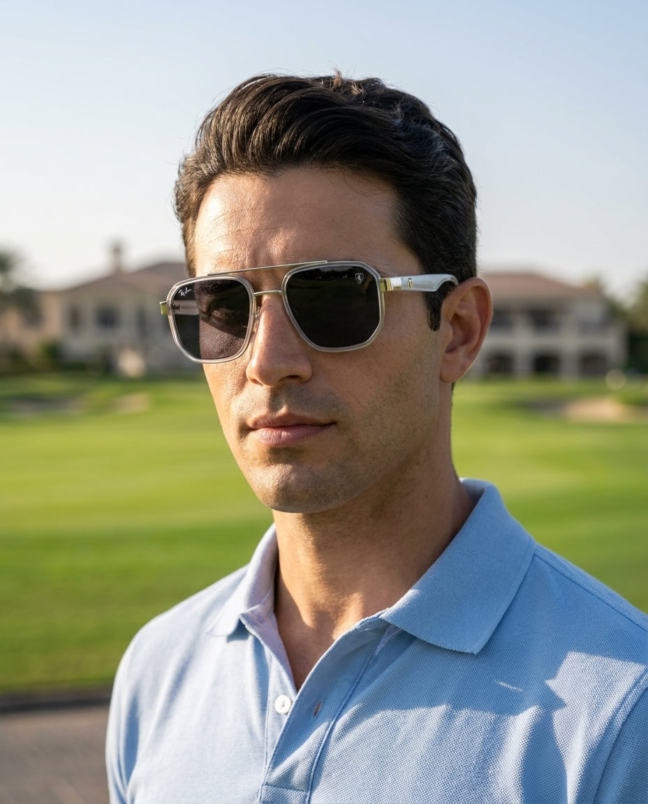 Ray-Ban Ferrari RB3697M – Silver White Edition – ChronoVault Lebanon