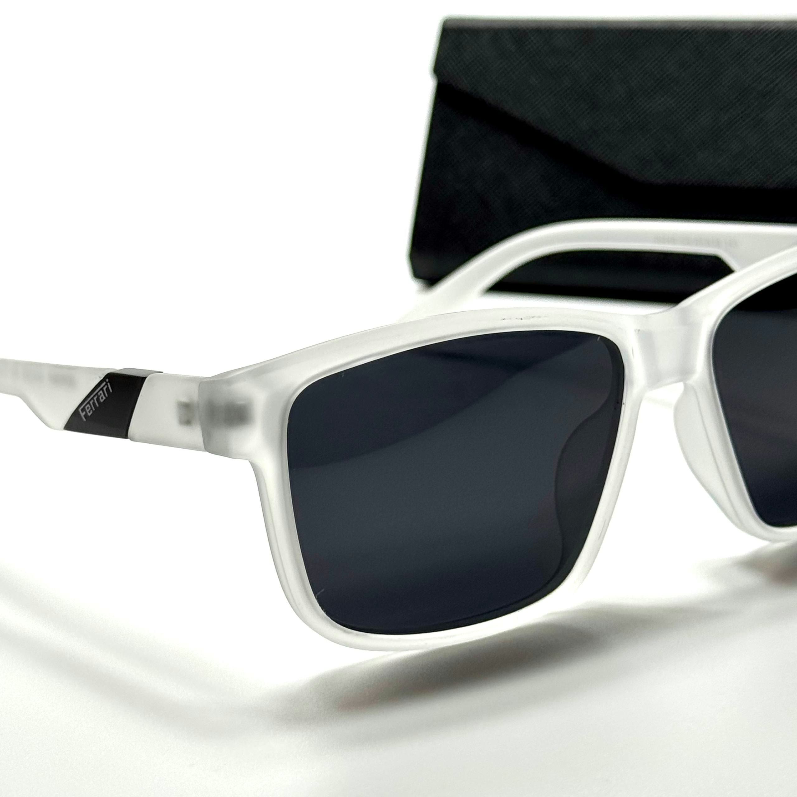 Ray-Ban Ferrari RB4365M Frost White Black women's sunglasses Lebanon - ChronoVault - view 2