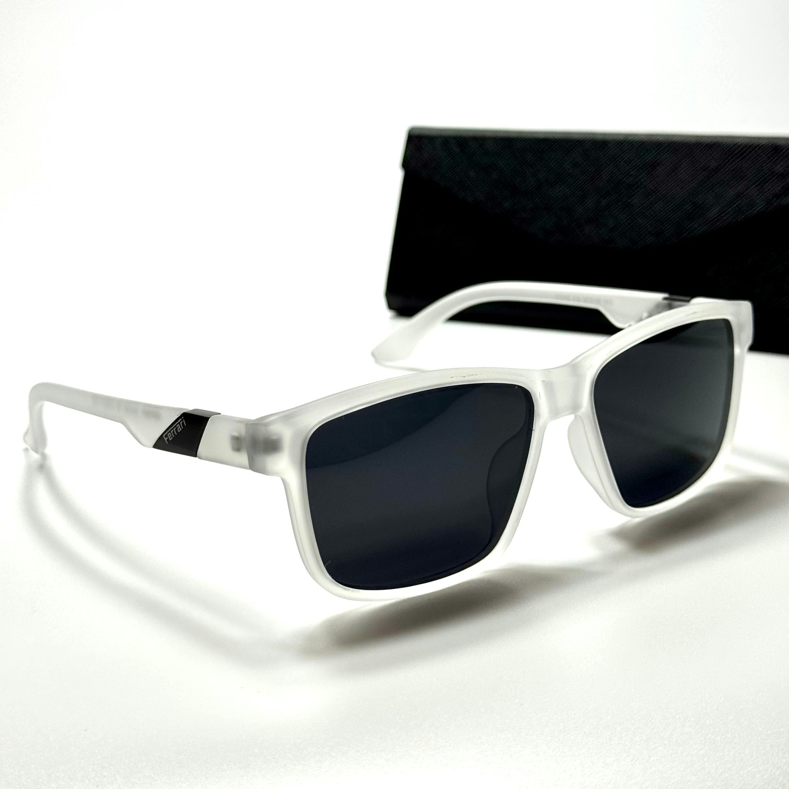 Ray-Ban Ferrari RB4365M Frost White Black women's sunglasses Lebanon - ChronoVault - view 4