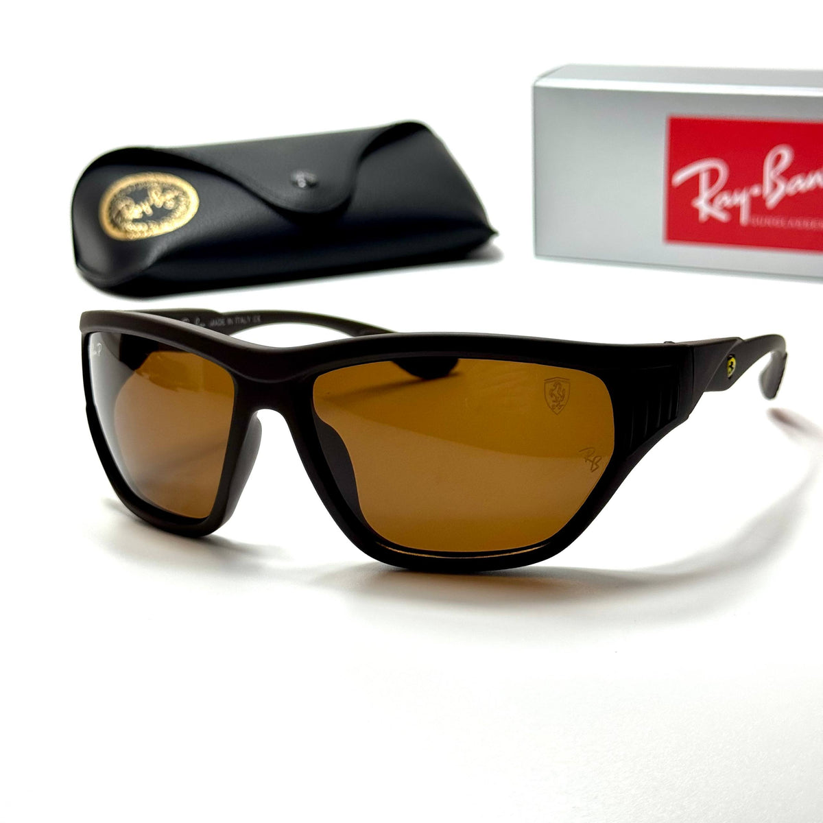 Ray-Ban Ferrari RB4435M Black Brown men's sunglasses Lebanon - ChronoVault