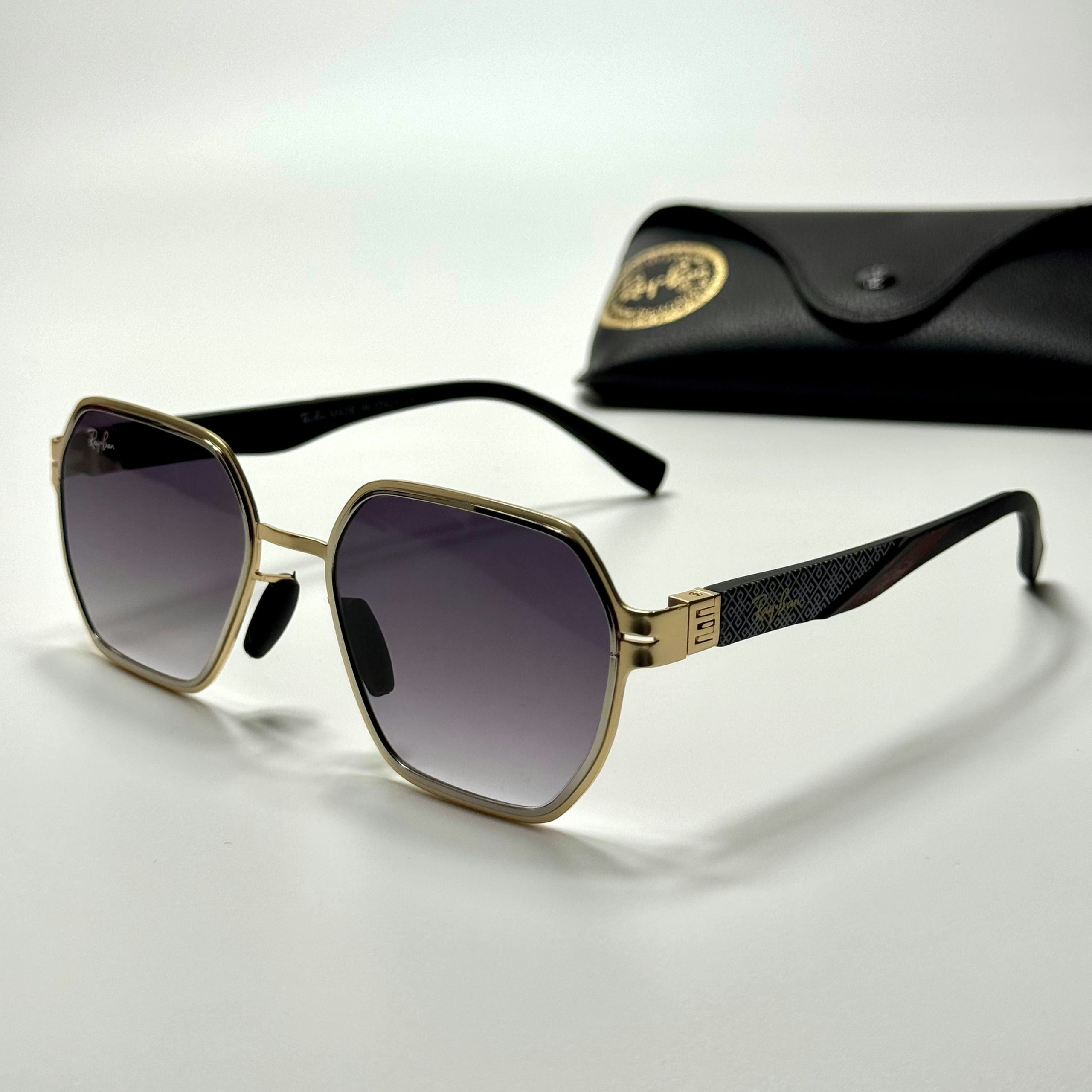 Ray-Ban Geometric RB3726 Gold Grey women's sunglasses Lebanon - ChronoVault