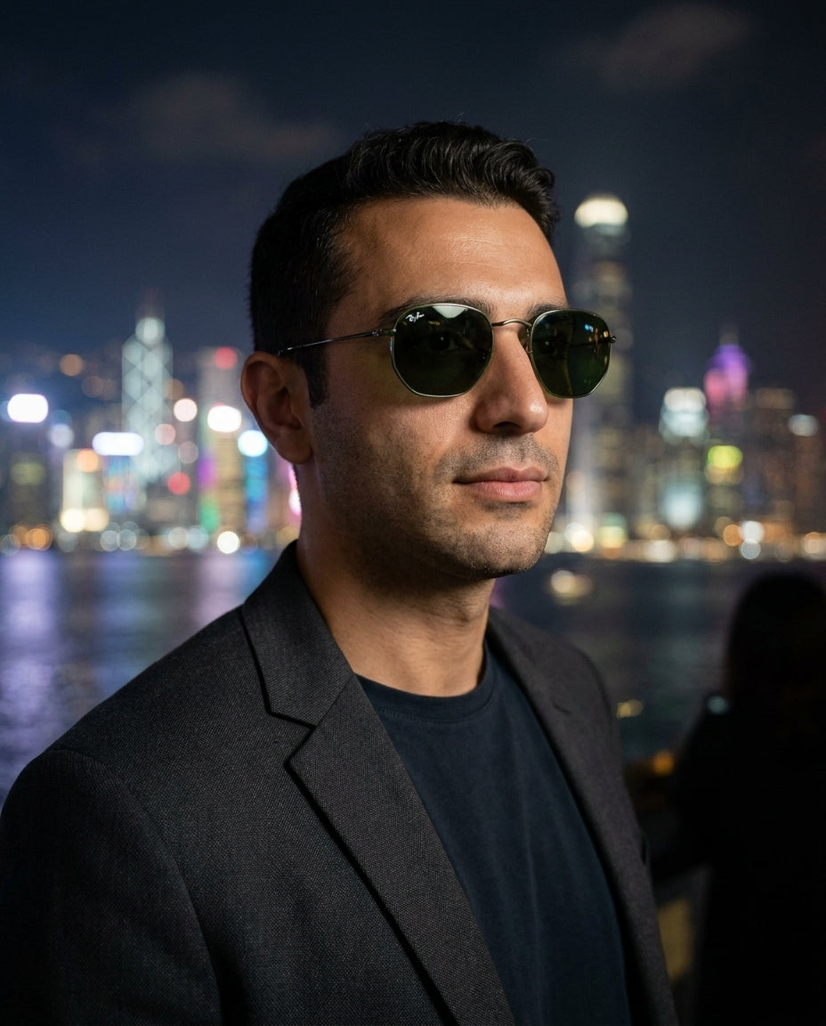 Ray-Ban Hexagonal Classic – Oily Green – ChronoVault Lebanon