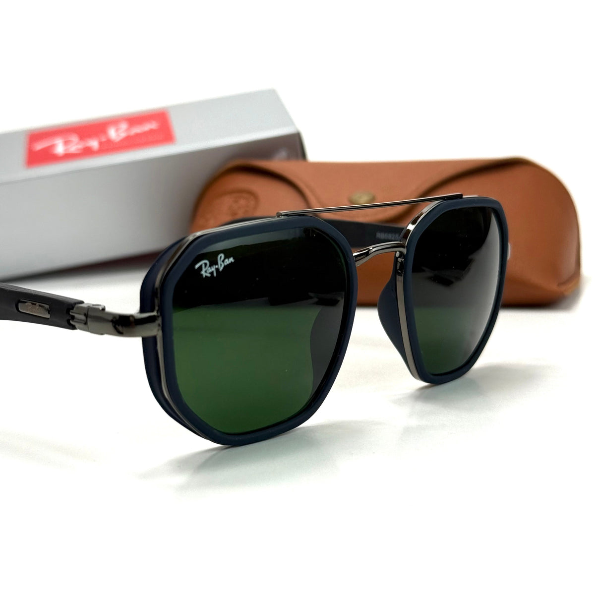 Ray-Ban RB4284M Navy Green Sunglasses Lebanon - ChronoVault - view 4