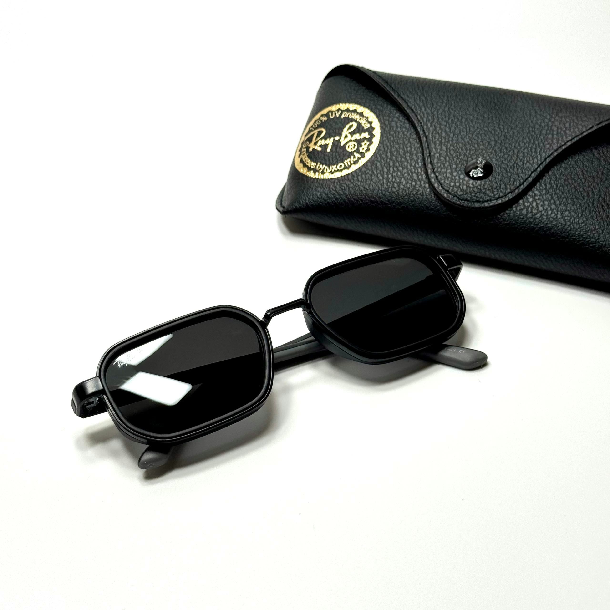 Ray-Ban Rectangular RB7194 Black women's sunglasses Lebanon - ChronoVault - view 4