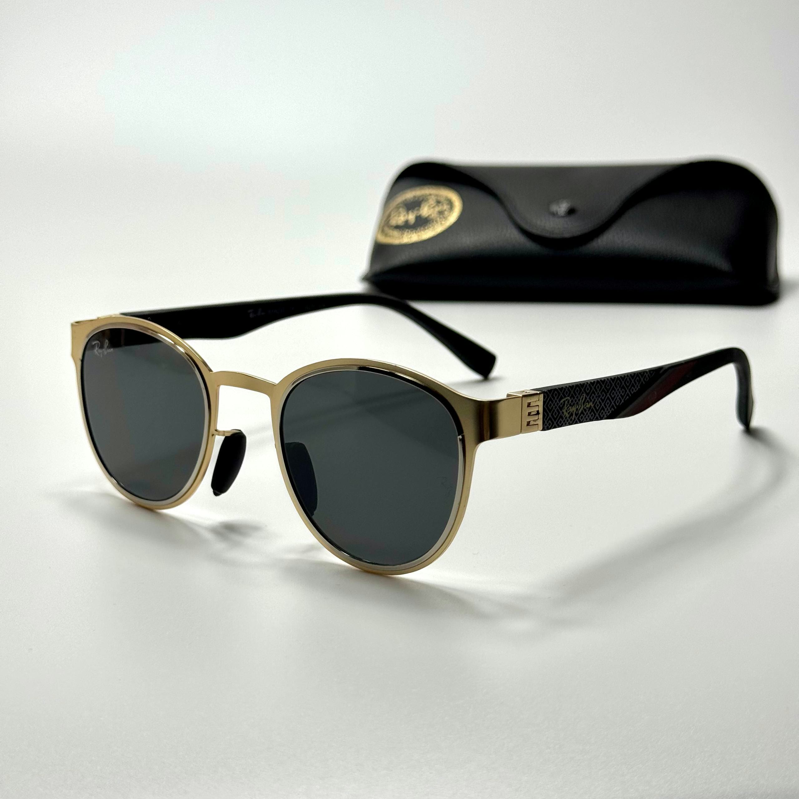 Ray-Ban Round RB3728 Gold Black women's sunglasses Lebanon - ChronoVault