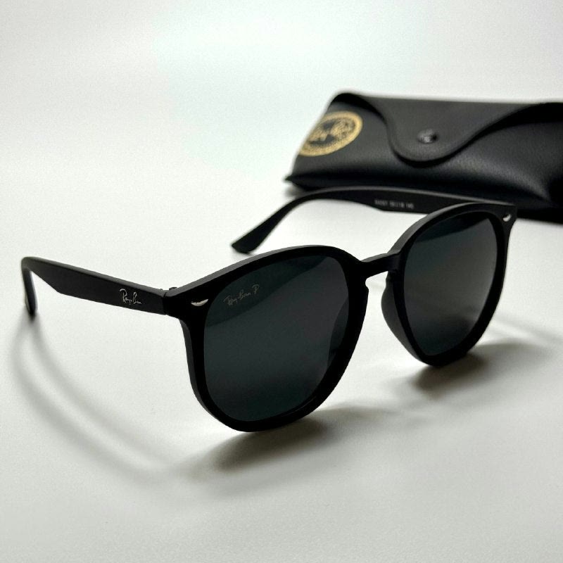 Ray-Ban Round RB4171 Black Green women's sunglasses Lebanon - ChronoVault - view 3