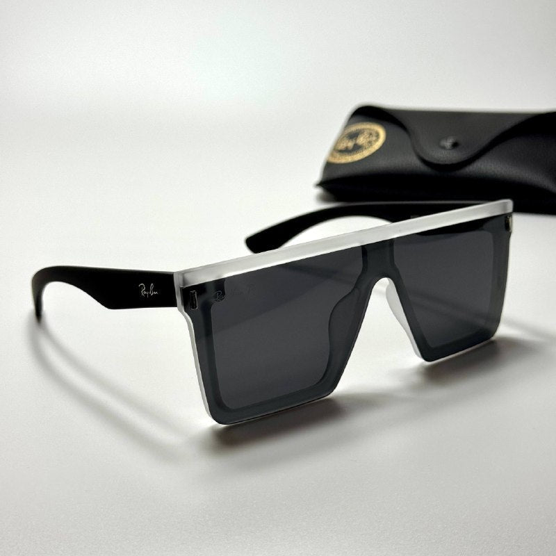 Ray-Ban Square RB4428 Transparent Black women's sunglasses Lebanon - ChronoVault - view 5