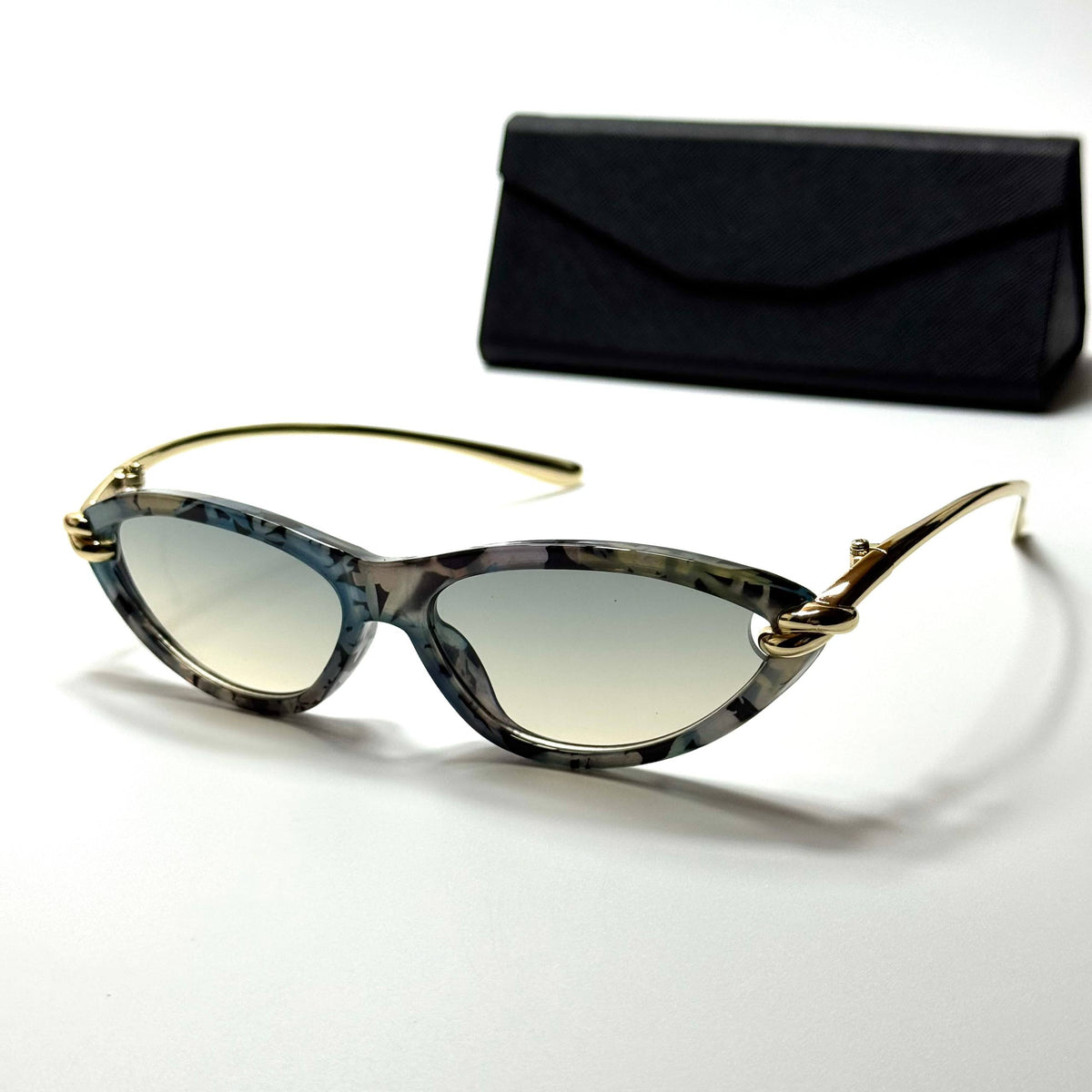 Tiger Cat Eye CT6389 Grey Gold women's sunglasses Lebanon - ChronoVault