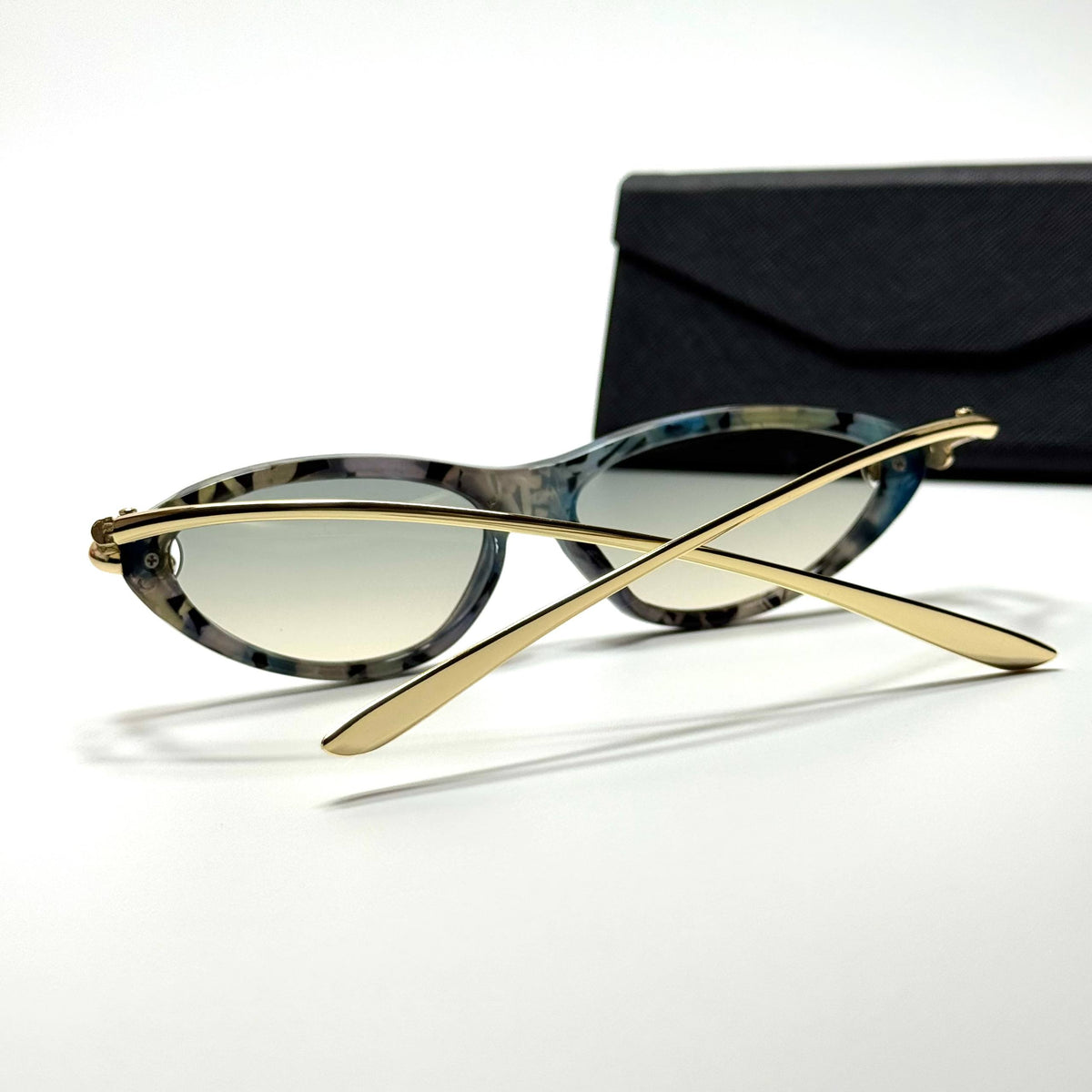 Tiger Cat Eye CT6389 Grey Gold women's sunglasses Lebanon - ChronoVault - view 4