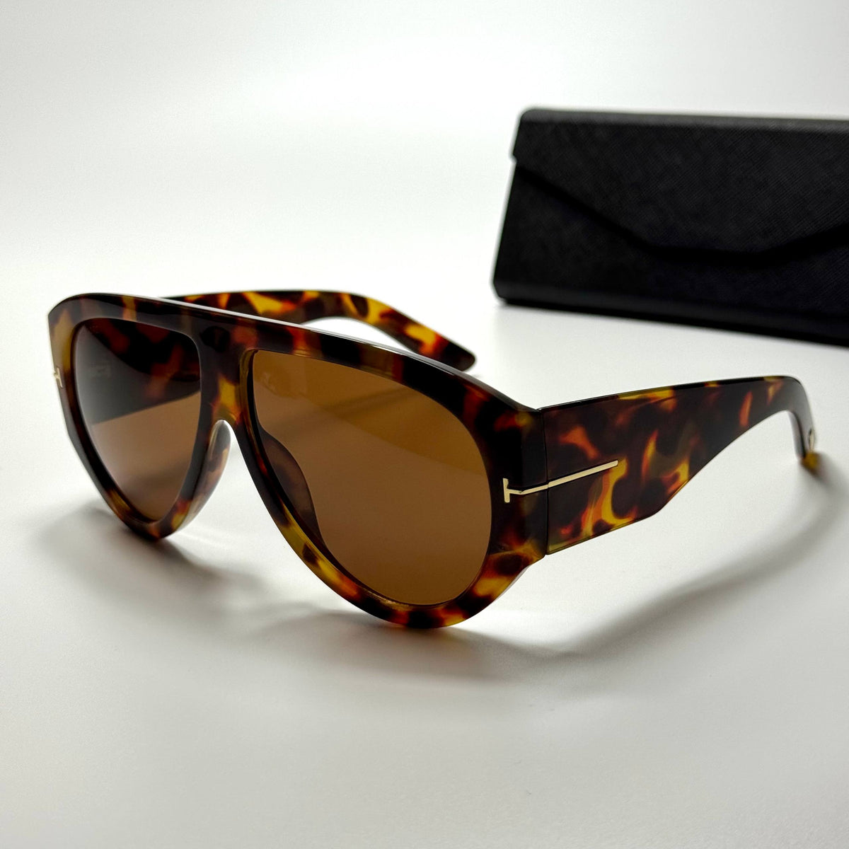 Tom Ford Aviator TF9147 Havana Brown Gold men's sunglasses Lebanon - ChronoVault