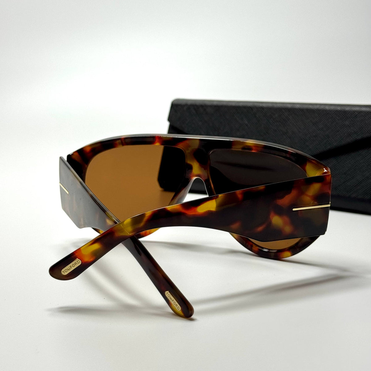 Tom Ford Aviator TF9147 Havana Brown Gold men's sunglasses Lebanon - ChronoVault - view 4
