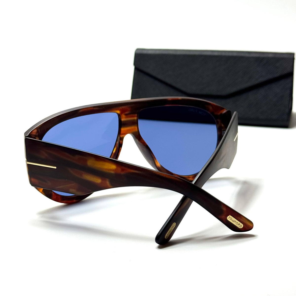 Tom Ford Aviator TF9148 Havana Blue men's sunglasses Lebanon - ChronoVault - view 2