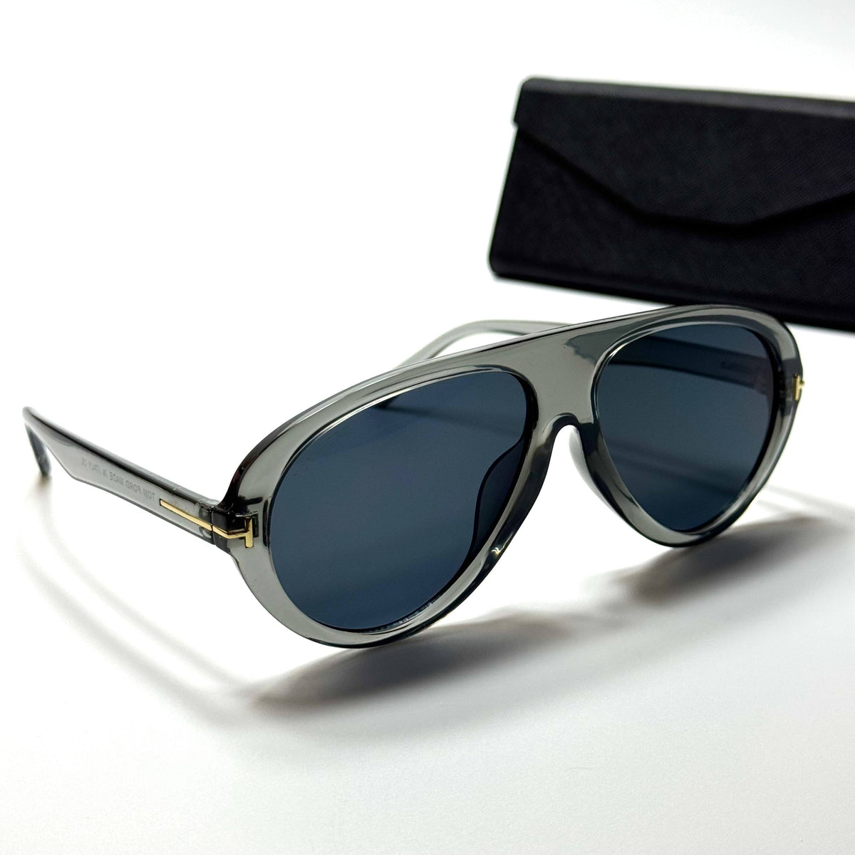 Tom Ford Aviator TF9150 Grey Blue men's sunglasses Lebanon - ChronoVault - view 2