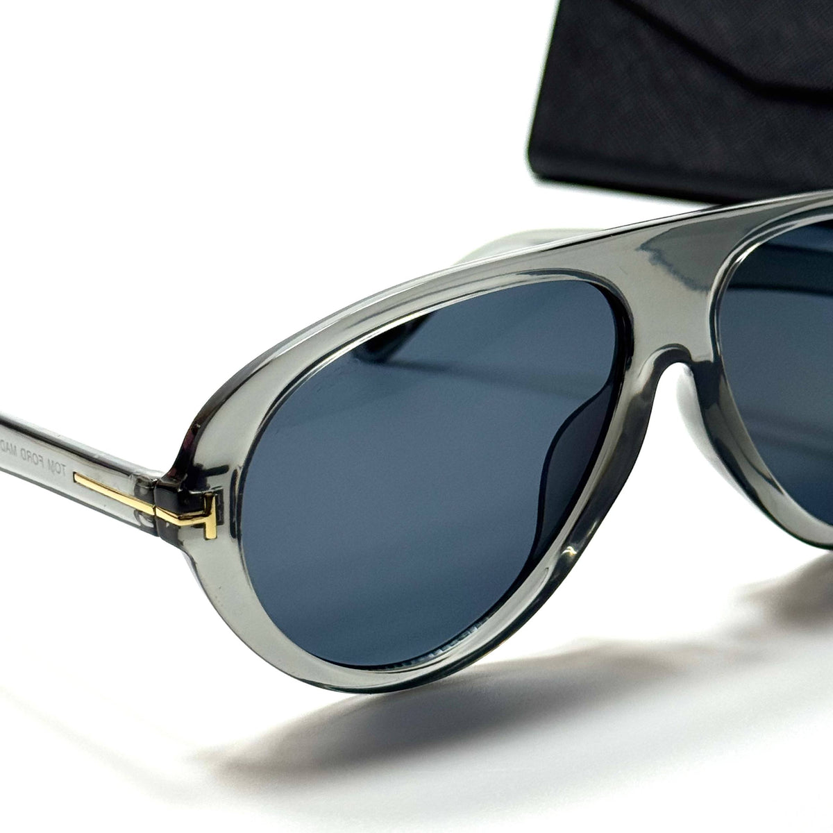 Tom Ford Aviator TF9150 Grey Blue men's sunglasses Lebanon - ChronoVault - view 4