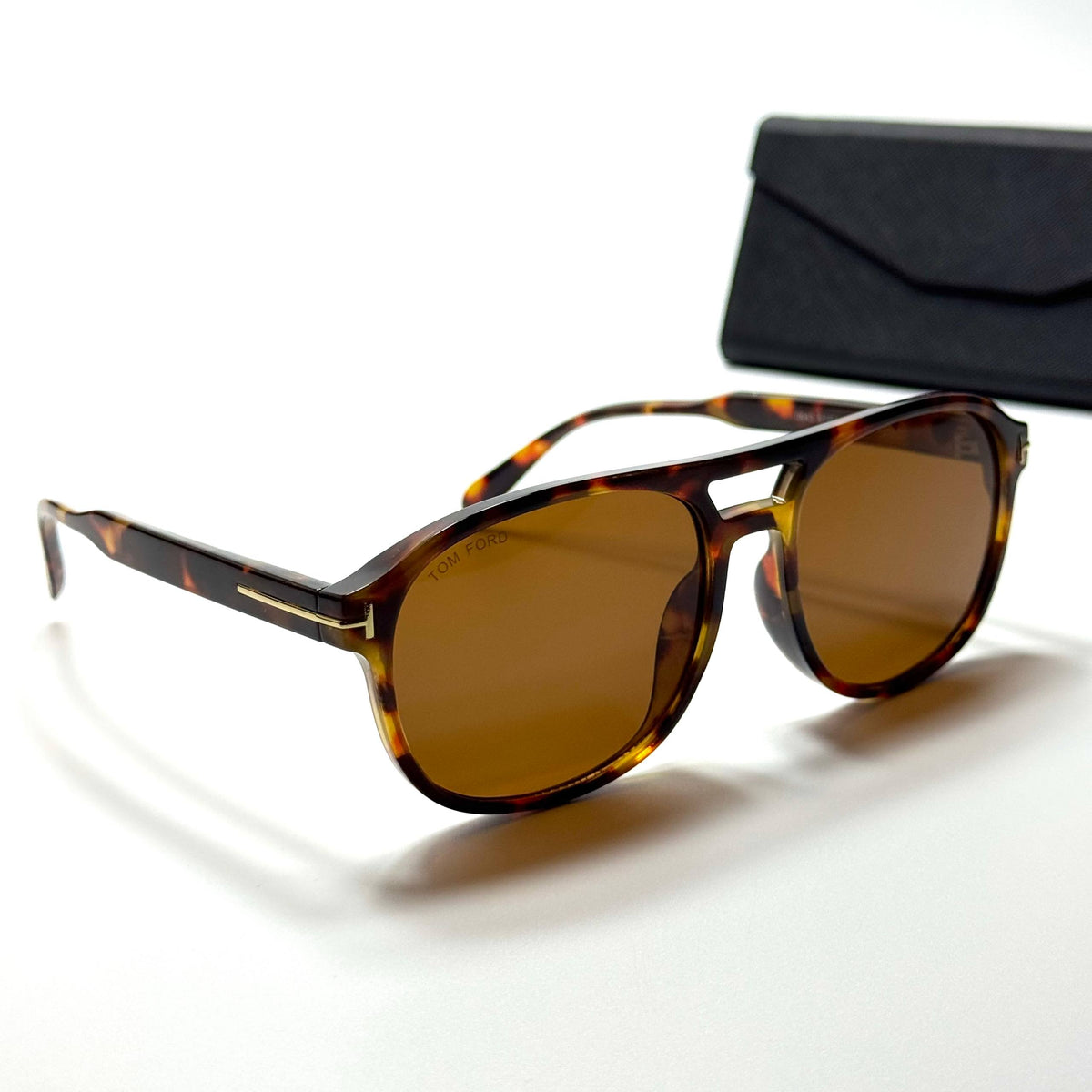 Tom Ford Square TF9172 Havana Brown men's sunglasses Lebanon - ChronoVault - view 3