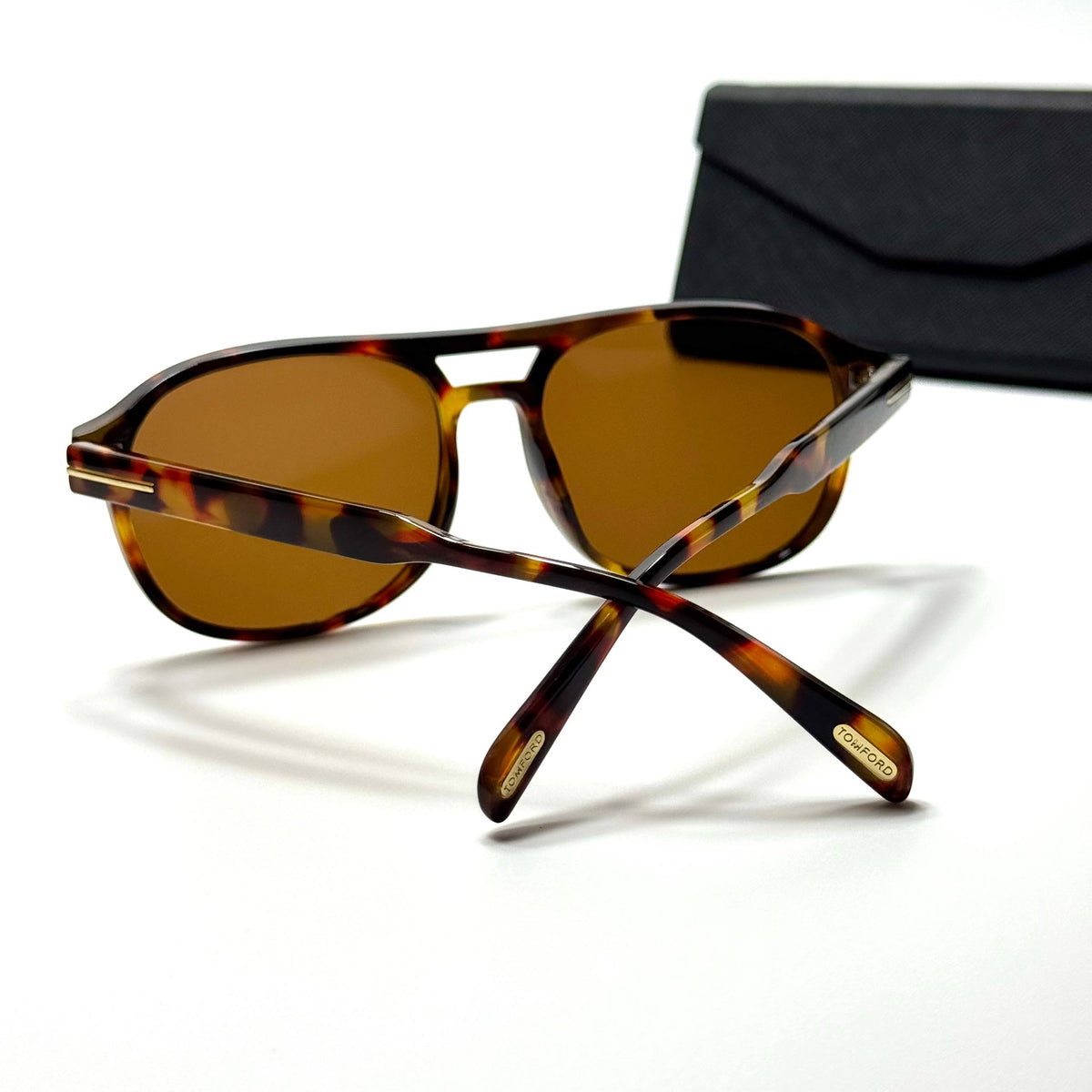 Tom Ford Square TF9172 Havana Brown men's sunglasses Lebanon - ChronoVault - view 4