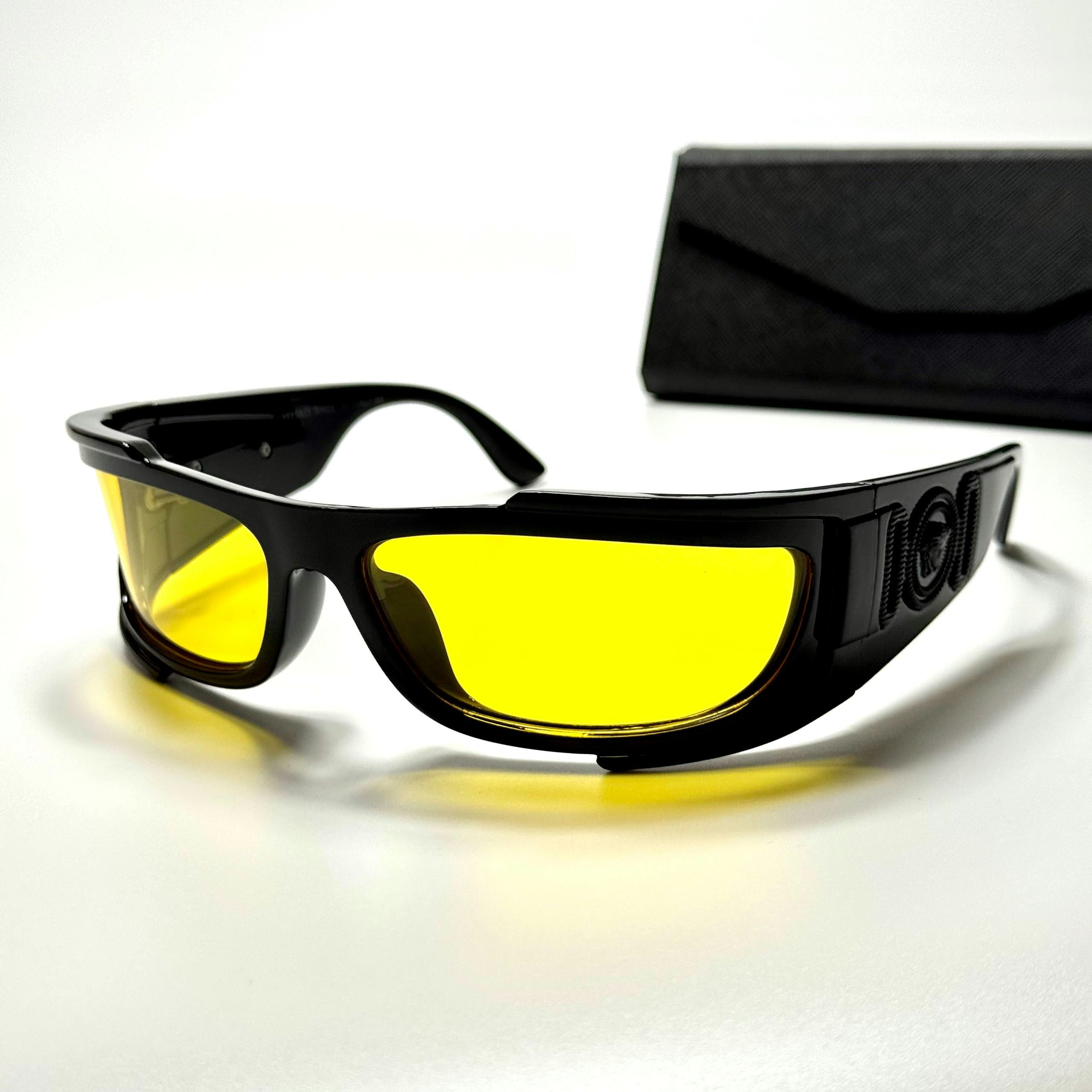Versace Wraparound VE9274 Black Yellow women's sunglasses Lebanon - ChronoVault