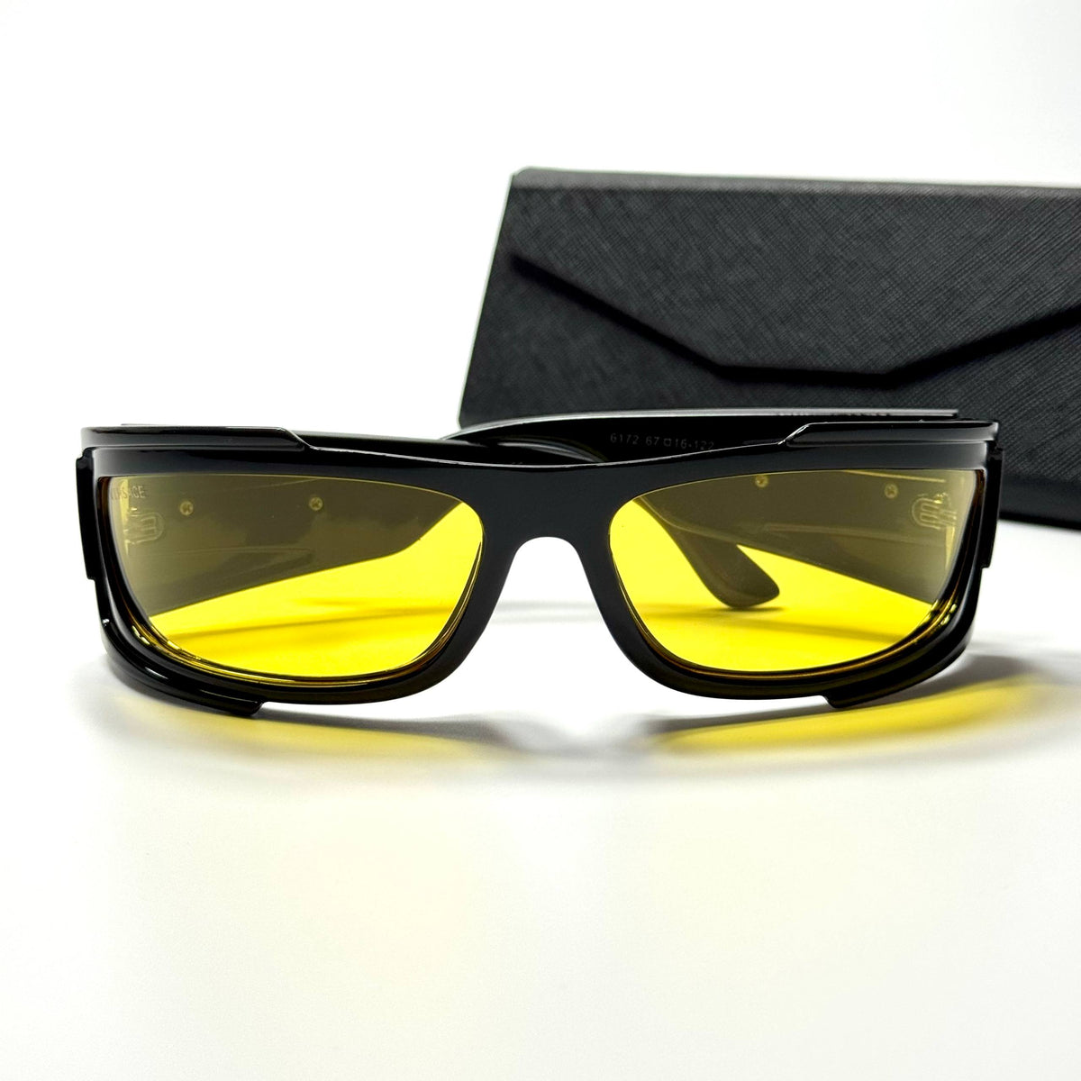 Versace Wraparound VE9274 Black Yellow women's sunglasses Lebanon - ChronoVault - view 5